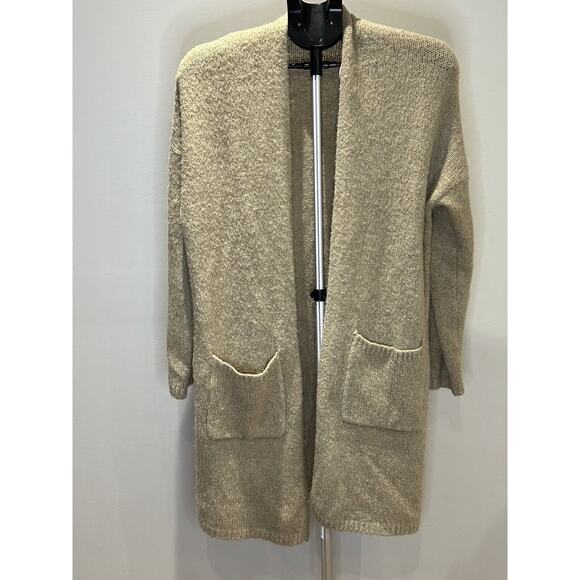 Debut size Medium Tan Boyfriend Cardigan - Picture 1 of 3